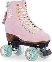 BTFL Artistic Pro Roller Skates for Women, Kids & Men - Genuine Suede Boot, Adjustable Toe Stops, Indoor/Outdoor Rink Skating, Multiple Colors