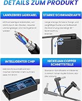 DINTYOU 65W Töltő 5.5x2.5mm - JBL Xtreme, Xtreme 2 Bluetooth Hangszóróhoz - Univerzális Adapter Toshiba, HP Készülékekhez - Gyorstöltő Funkc 3