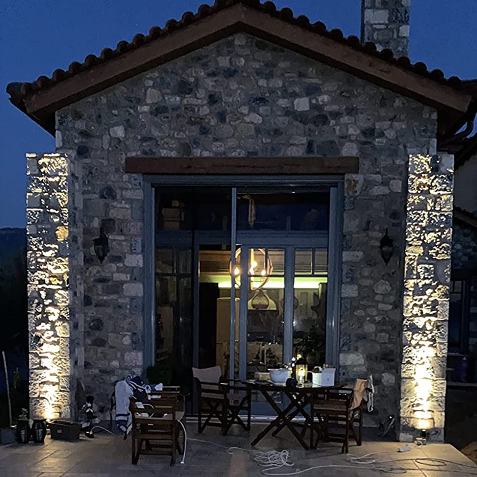 OrbitCob® LED Onderwater Spot 24V Veilige Lage Spanning - RVS IP68 Waterdicht Verstelbare Vijverlamp voor Zwembad, Watervalmuur, Sierfonteinen en Tuinverlichting(Warmwit 3000K,9W