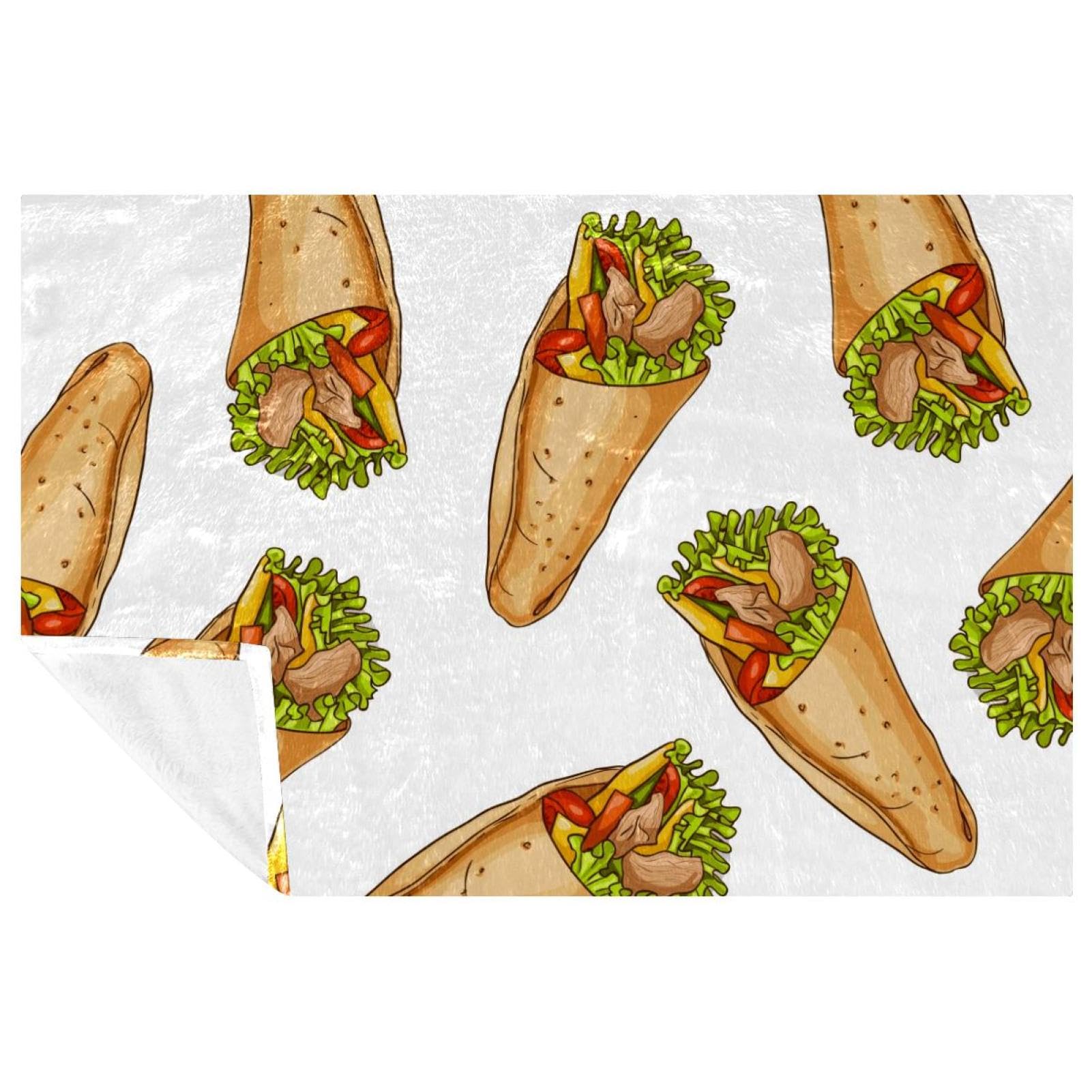 Couverture burrito mexicain : le plaid chaud idéal contre les soirées d'hiver fraîches