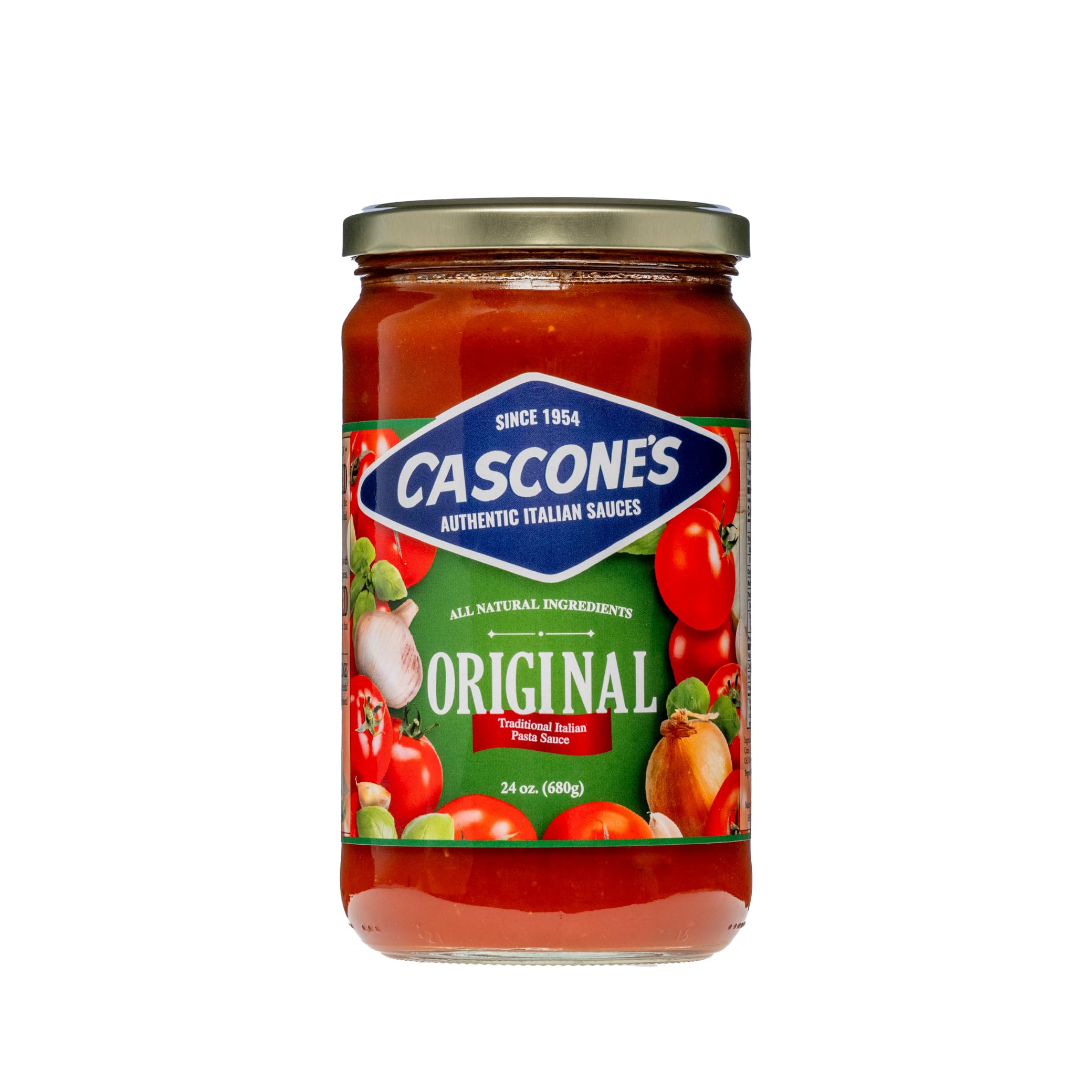 Cascone's Authentic Italian Style Orginal Pasta Sauce | Smooth traditional Sicilian sauce