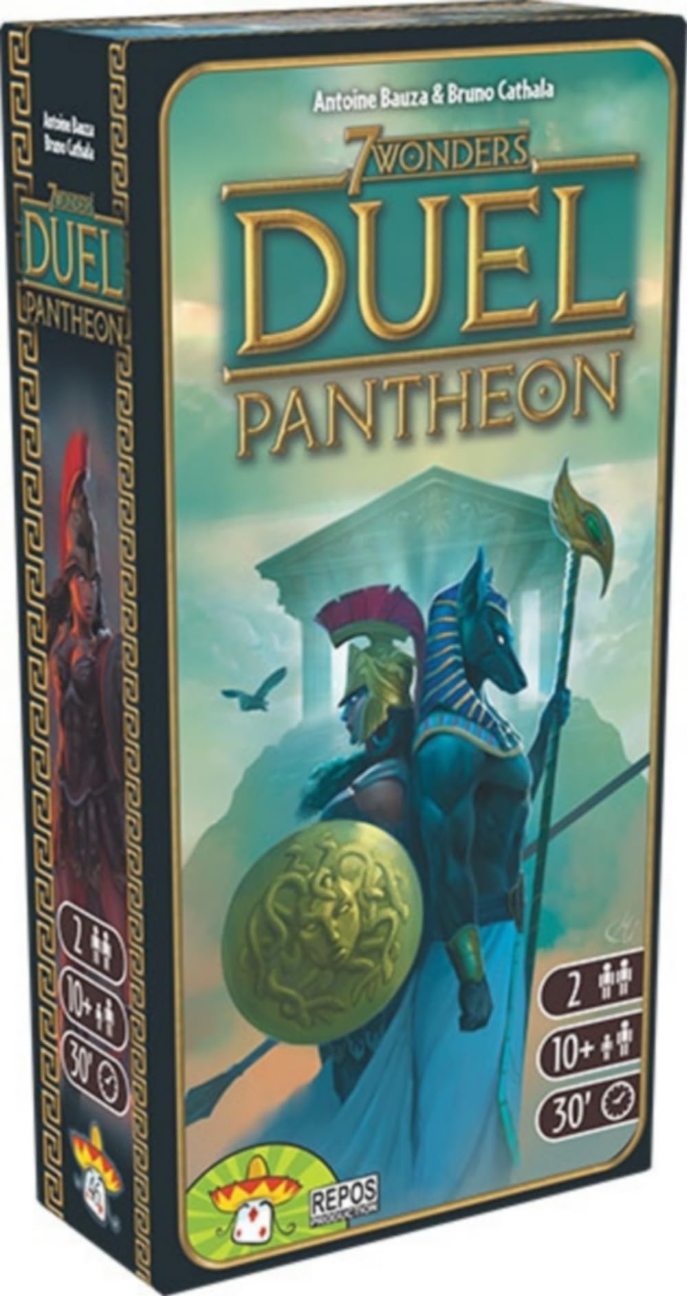Lot 7 Wonders Duel – Extensions Agora + Panthéon En Français, + Décapsuleur Blumie, Pour 2 Joueurs