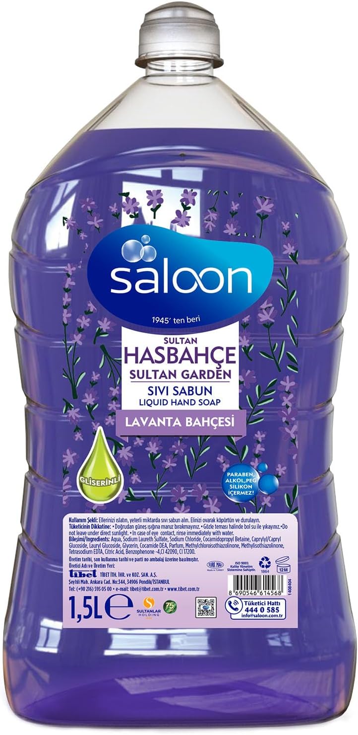 Saloon Sıvı Sabun Has Bahçe 1.5 L