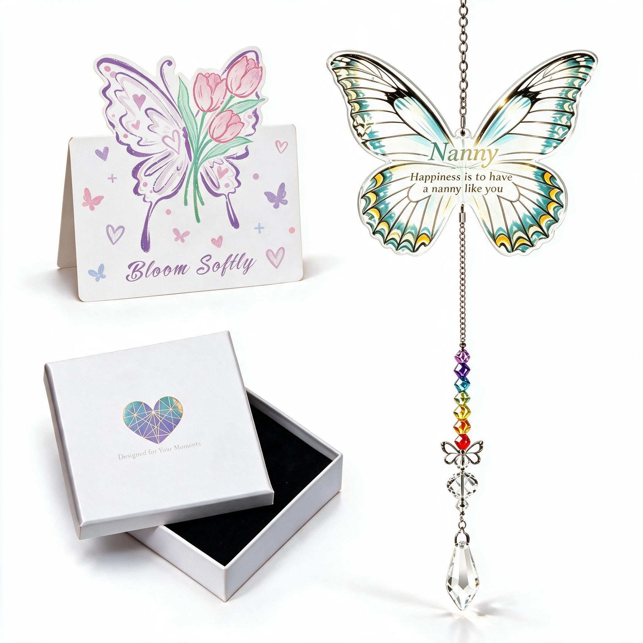 Nanny Gifts,Personalised Christmas Nan Presents,Best Nannys' Birthday Gift