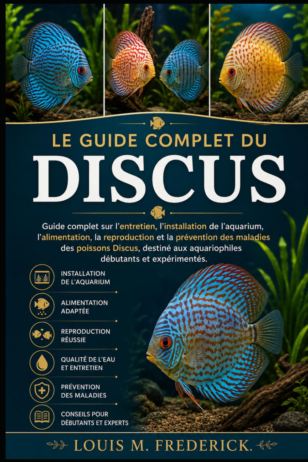 LE GUIDE COMPLET DU DISCUS: Guide complet sur l'entretien, l'installation de l'aquarium, l'alimentation, la reproduction et la prévention des maladies ... aux aquariophiles débutants et expérimentés.