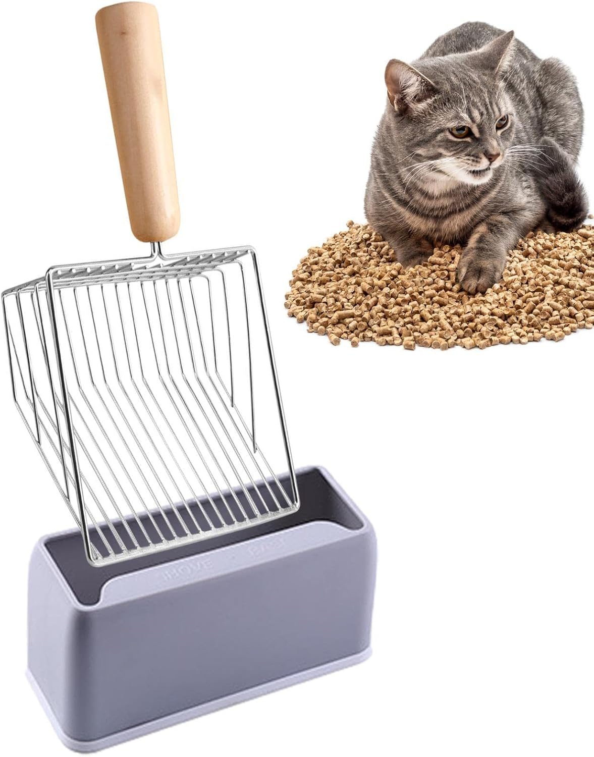 Kitten Scooper Pooper NonStick Cat Litter Scoop with