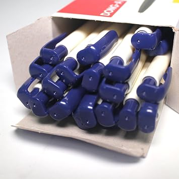 Dong-a Speedy-Ball 0.5 mm Smooth Writing Retractable Oil Based Ink Ball Point Pen Dozen Box (Pack of 24) - Blue