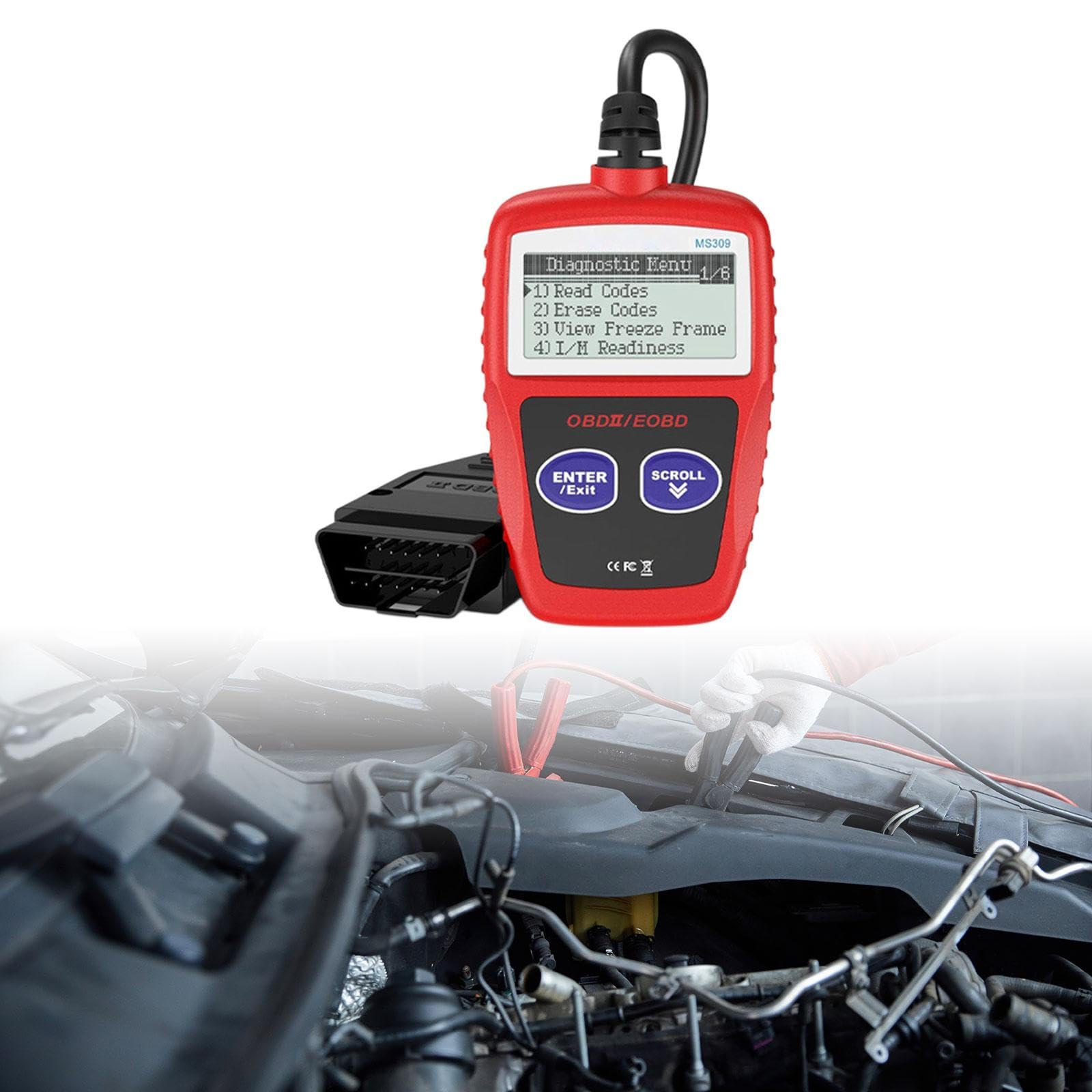 Lettore Codici Diagnostico Auto Strumento Lettore Analisi Veicoli Portatile Recupero Codici Specifici Funzione Emissioni Adatto