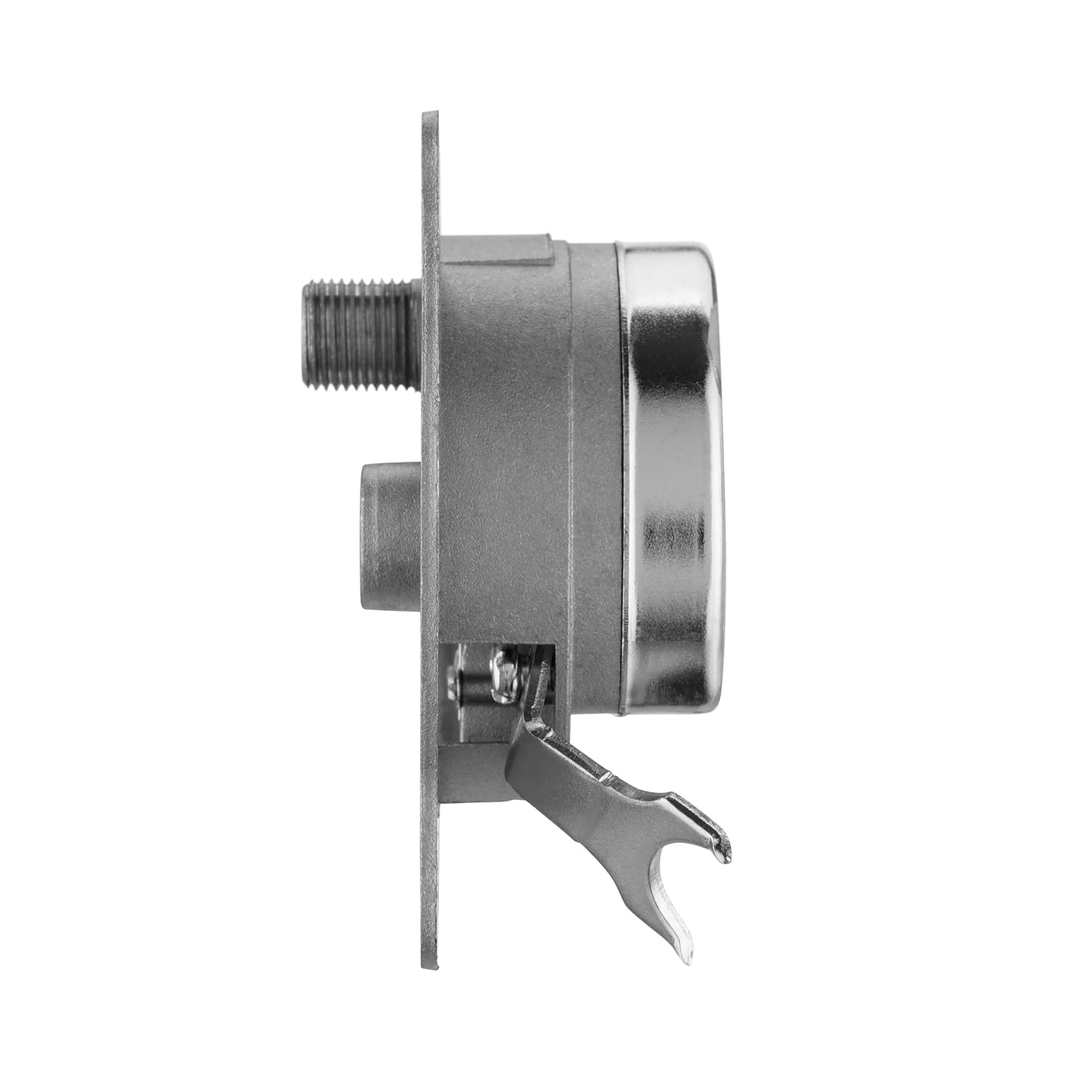 REV TECHNIK Satellite Box Brand Compatible with Busch Jäger, Gira, Jung and Merten, Flush-Mounted, Silver, Single Item