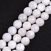 Vista 75 de GEM-Inside - Cuentas sueltas de ágata india natural de 0.157 pulgadas (0.157 in) con cuentas redondas de cristal energético para hacer joyas, 15