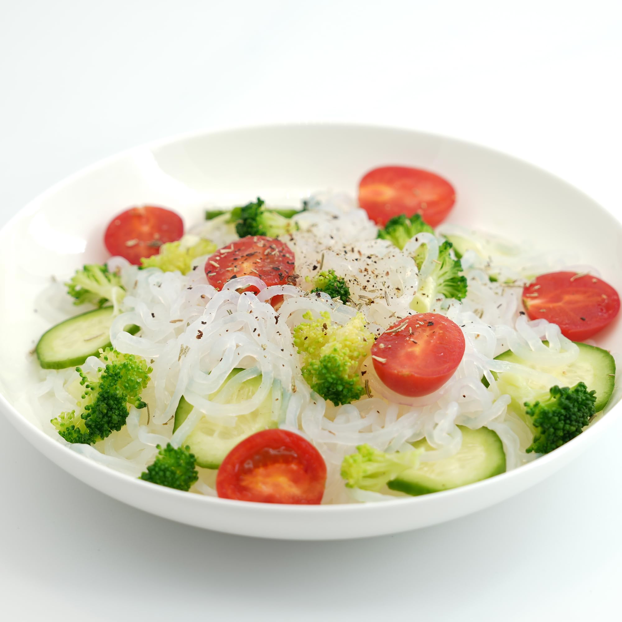 Elf-Family 108ER Pacchetto Assaggio 3+3 (Spaghetti/Noodles di Vetro/Riso) Shirataki Noodles Senza Odore di Pesce, 9kcal Low Carb, Konjac, Vegan, Senza Glutine TMC: 26.05.2025
