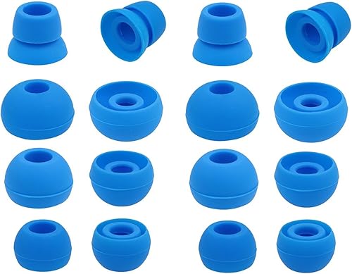 Zotech 8 pares (16 piezas) almohadillas de repuesto Beats Powerbeats3 auriculares estéreo inalámbricos pequeño, mediano, grande doble brida