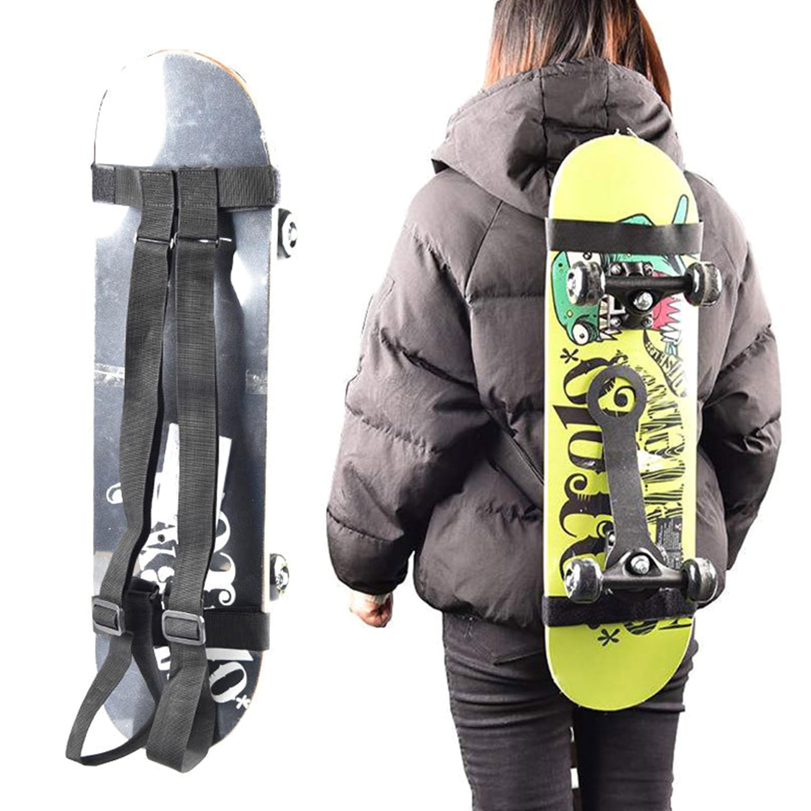 Shurhome Skateboards Shoulder Carrier Longboards Carry Strap Skateboards Shoulder Strap Skateboards Carry Backpacks Carry Strap
