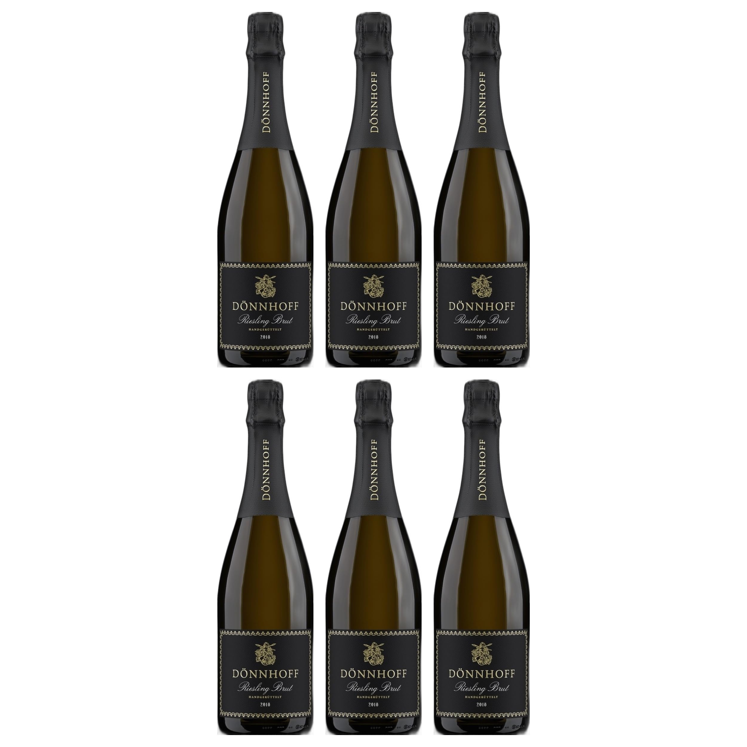 Dönnhoff Riesling Sekt Brut Nature Weiss trocken Deutschland inkl. FeinWert E-Book (6 x 0.75 l)