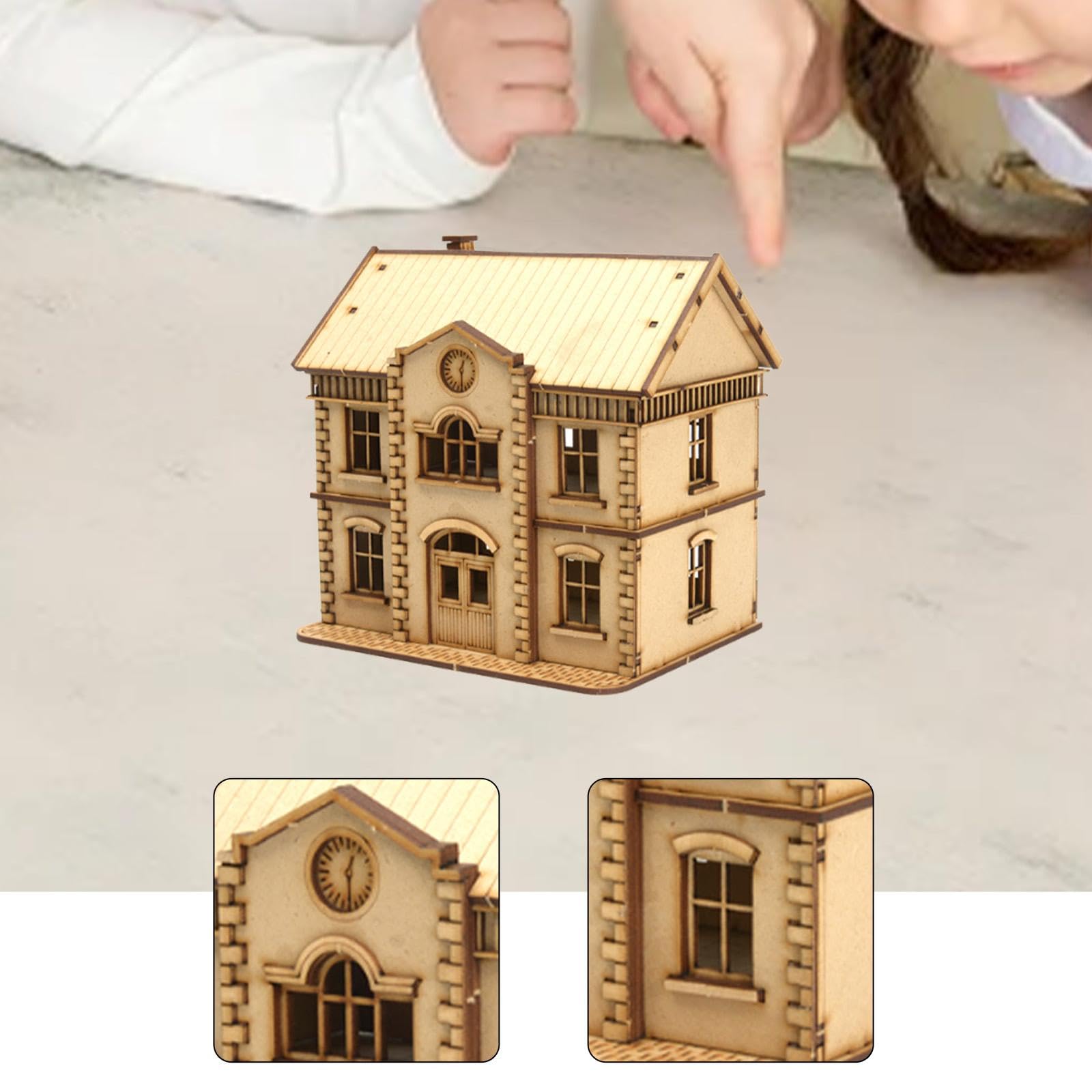 Amazon | TISHITA 1/72 ヨーロッパ建築模型キット、DIYクラフトハウス
