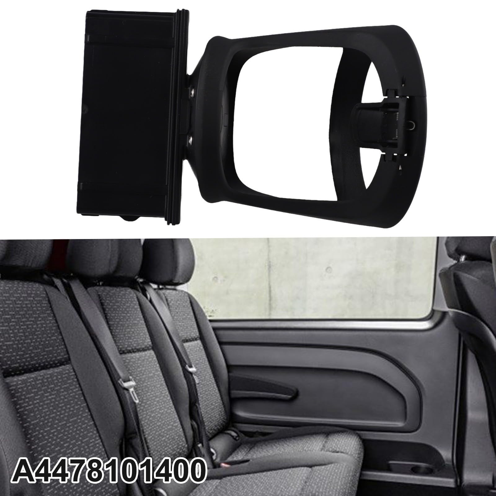 Supporto di tazza dell'inserzione della terza fila, supporto di tazza del sedile posteriore dell'ABS A4478101400 per Mercedes per Vito W447 2015-2022