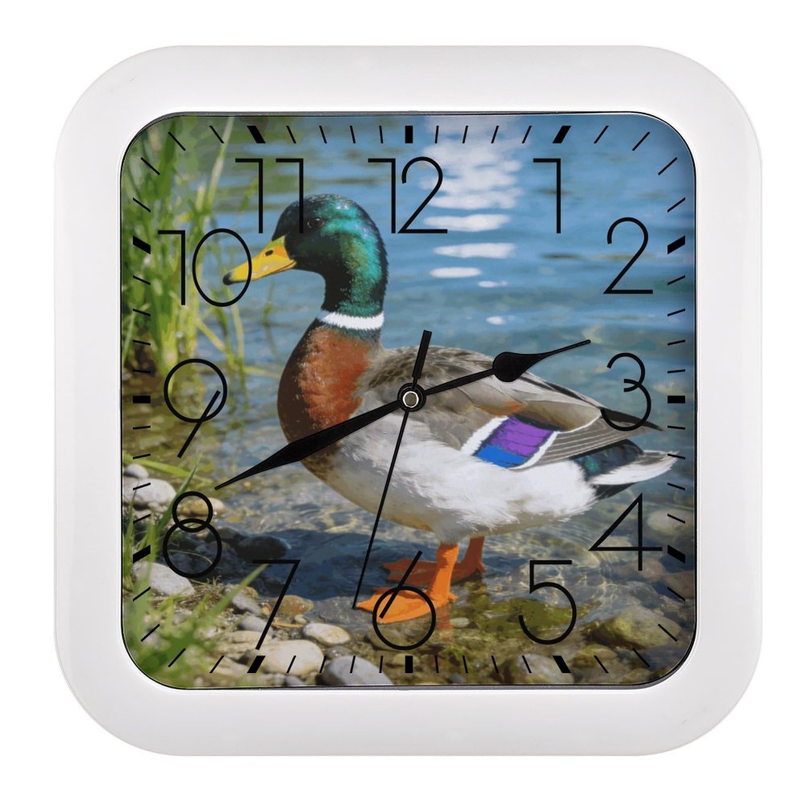 Horloge murale carrée cadeau idéal pour une décoration de bureau originale