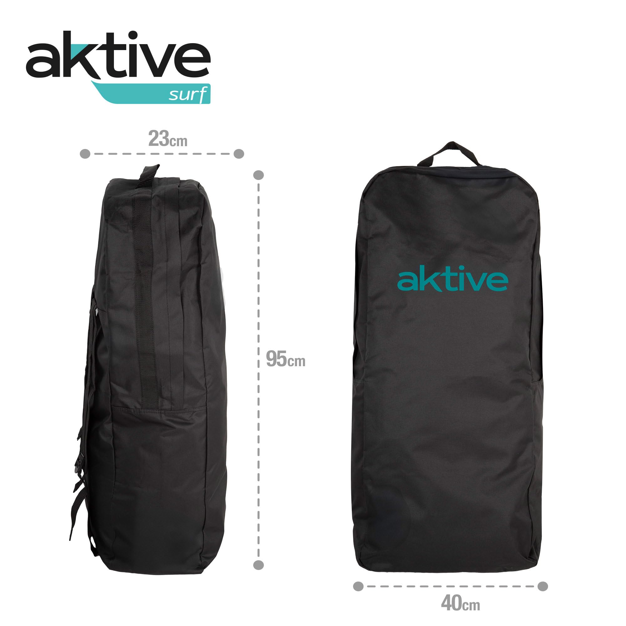 AKTIVE Tabla Paddle Surf Hinchable Iniciación All-Round, Ligera, Superficie Antideslizante, Medidas 320x81x15 cm, Incluye hinchador, Remo, 3 Aletas y Kit de reparación (62053)