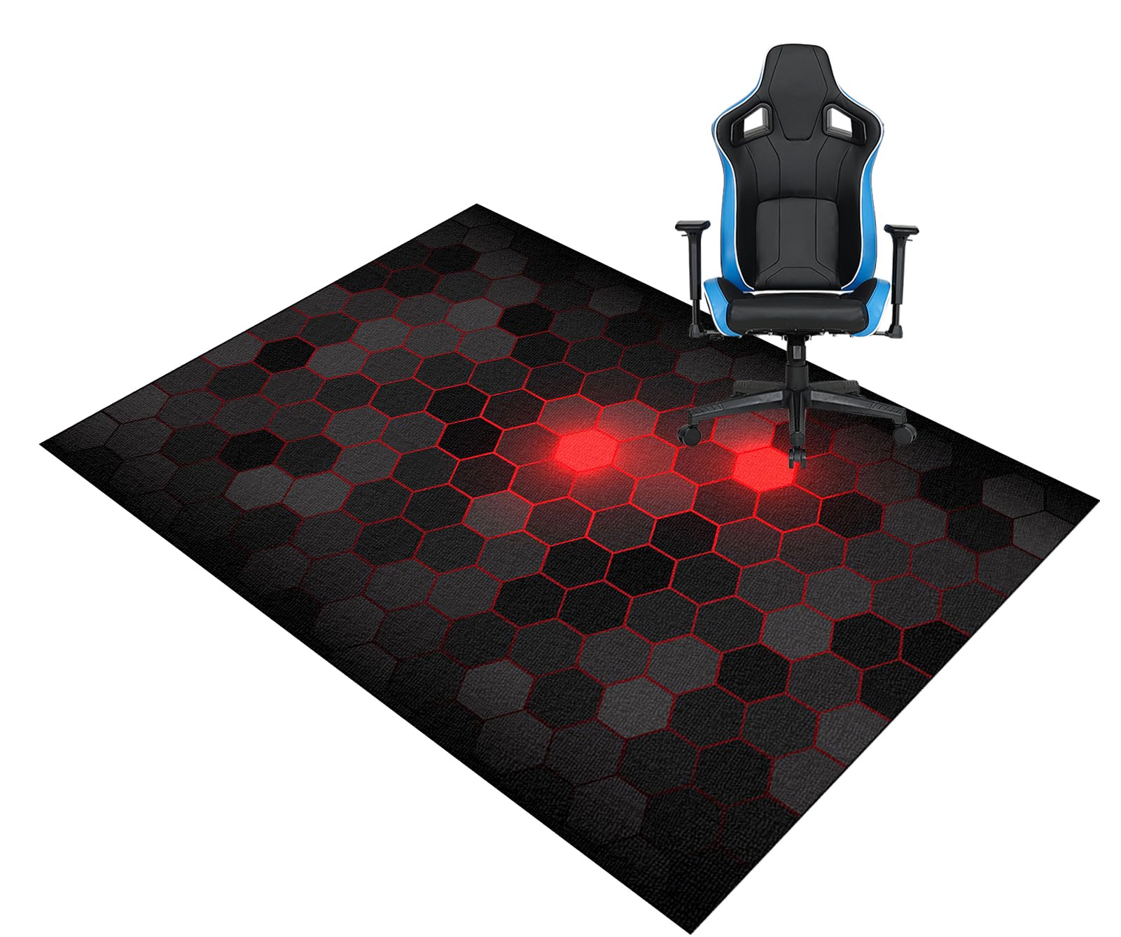 Gaming Chair Mat for Carpeted & Hardwood Floor Carpet Protectors Chair Mat 120 x 160 cm Heavy Duty Anti-Slip Office Chair Mat Extra Large Door Mats For Home And Office Computer Desk Chair Mat