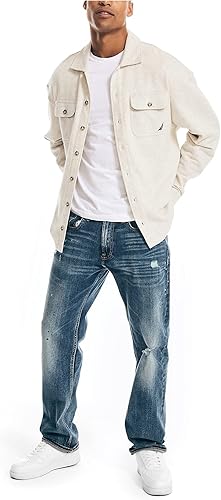 Vista 2 de Nautica Camisa abotonada de forro polar para hombre