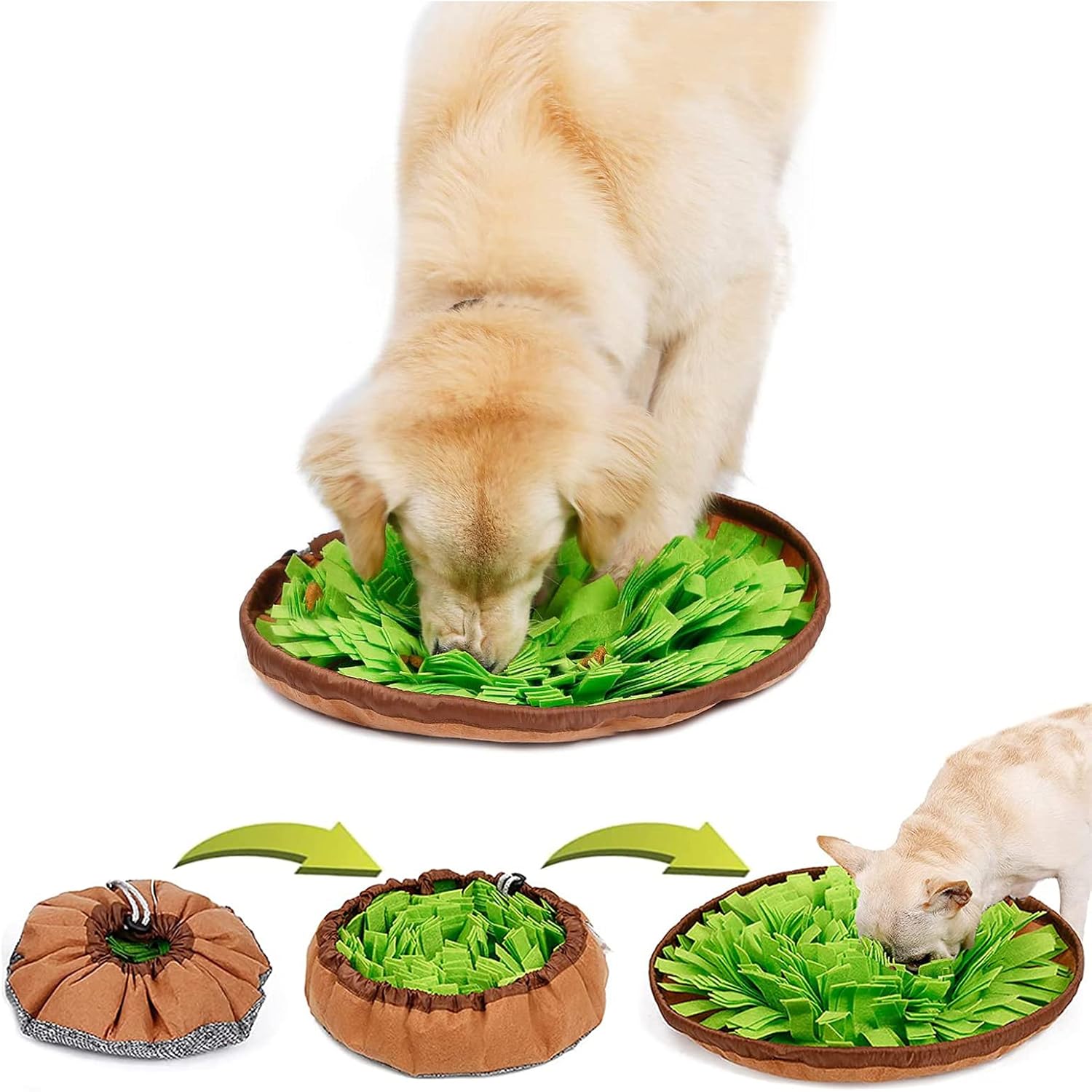 inRobert Snuffle Mat for Dogs, Dog Snuffle Mat for Puppies Feeding Mats