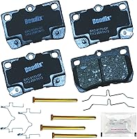 Vista 263 de Bendix Priority1 CFC154 - Juego de pastillas de freno de disco para Avanti II, Century, LeSabre, Regal, Riviera, chasis comercial, DeVille