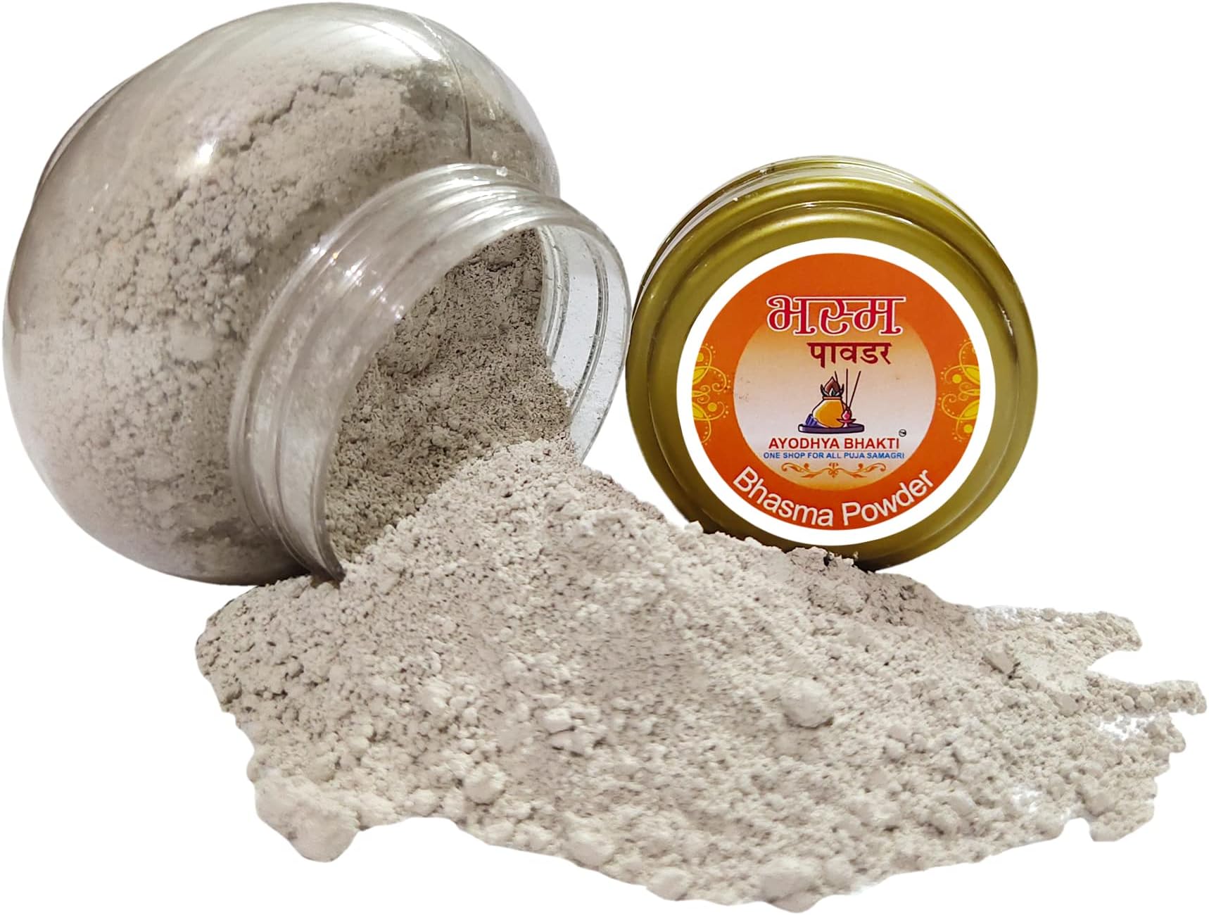 Special Original Bhasma Powder !! Bhasma Powder !! Thiruneeru !! Vibhuti !! Powder Vibhuti !! Weight 100 Gram Jar