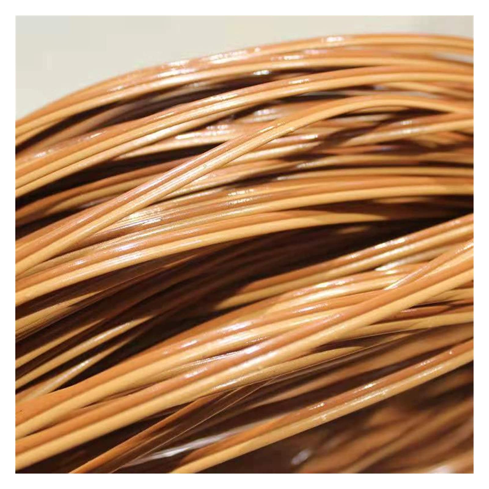 Oudini O-4Mm 500G Pe Rattan, Synthetic Rattan Repair Material Plastic Rattan Wicker Repair Kit Pationiture Repair