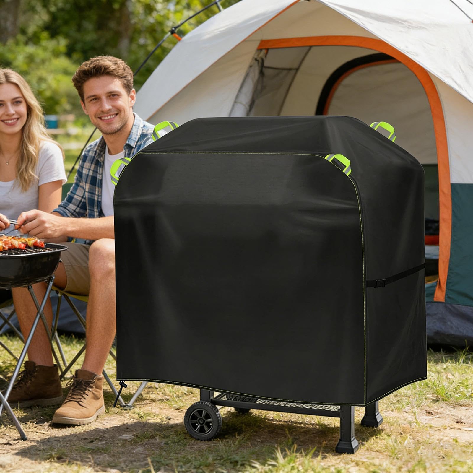 Coperture per Griglie Protezione Impermeabile Portatile | Copertura per Griglie da Barbecue per Esterno, Patio, Casa, Cucina, Balconi, Cortile, Grigliate in