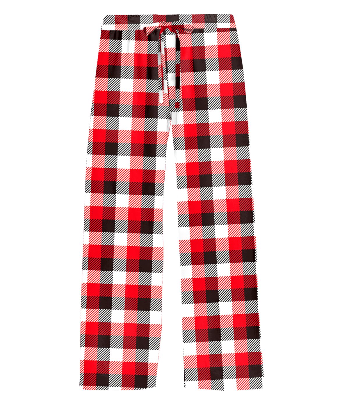 Remimi Girl Boy Plaid Pants Drawstring Summer Casual Loose Bottoms 5-14 Years