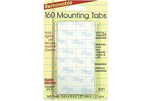 Removable Blind Sticky Tabs - Seamless Mounting Solution for Posters, Documents & More