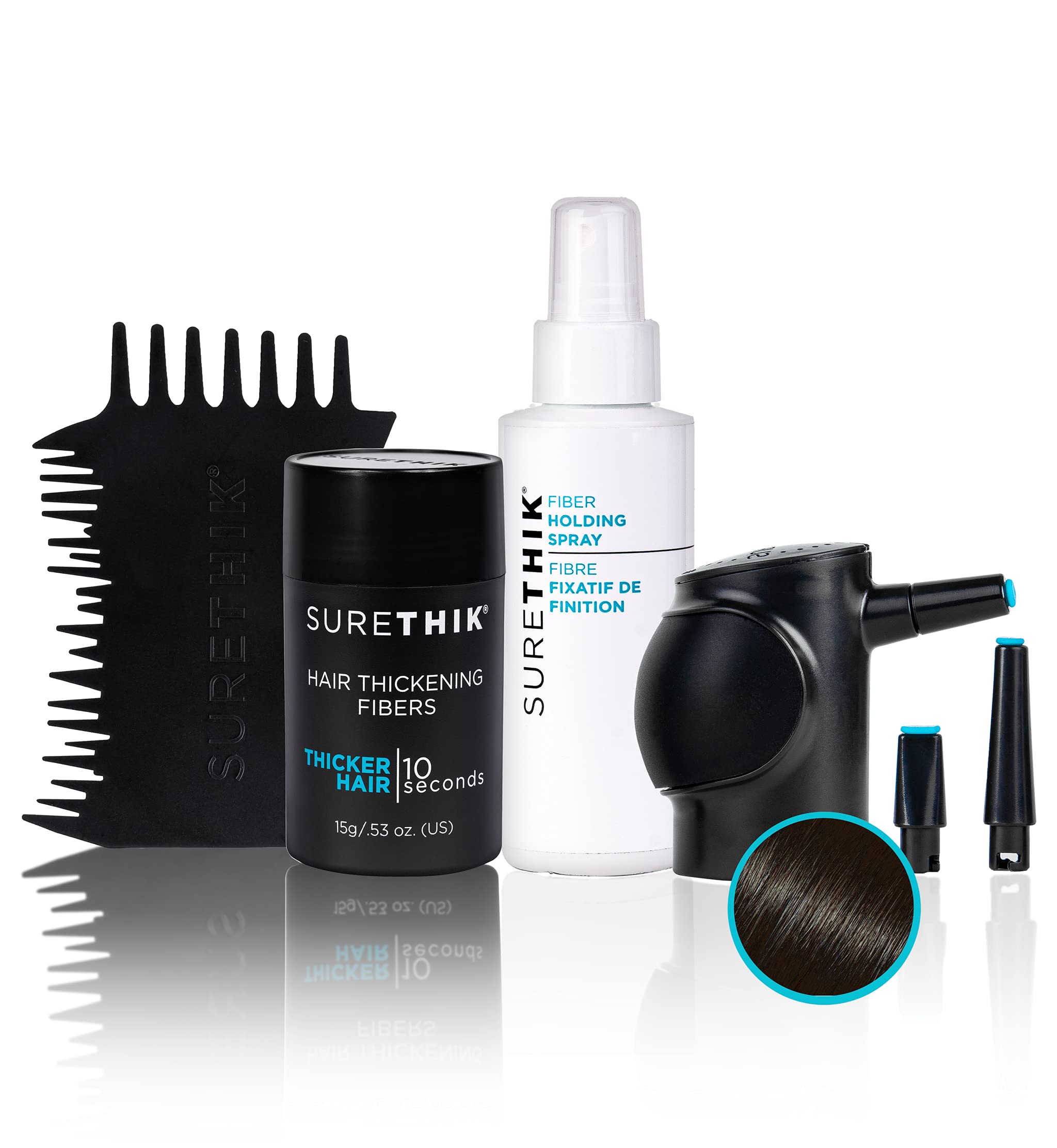 Buy SureThik Hair Thickening Fiber Starter Package With Application