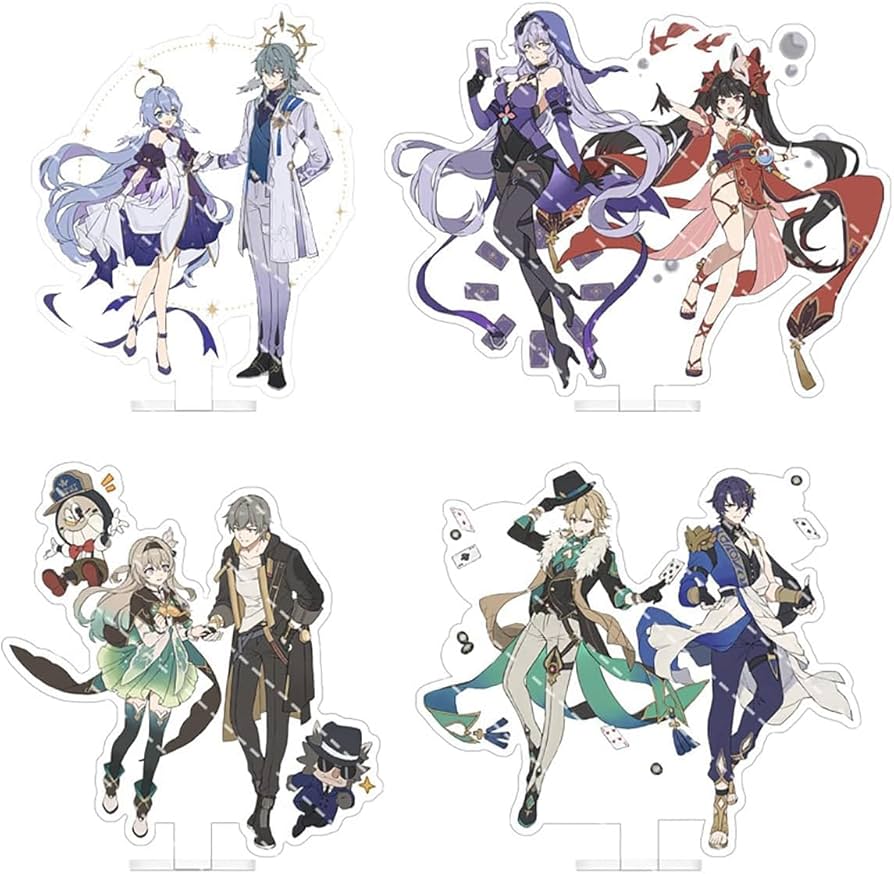 【韓国限定】EDIYA 崩壊スターレイル アベンチュリン 花火 アクリルセット 韓国限定】EDIYA 崩壊スターレイル アベンチュリン 花火