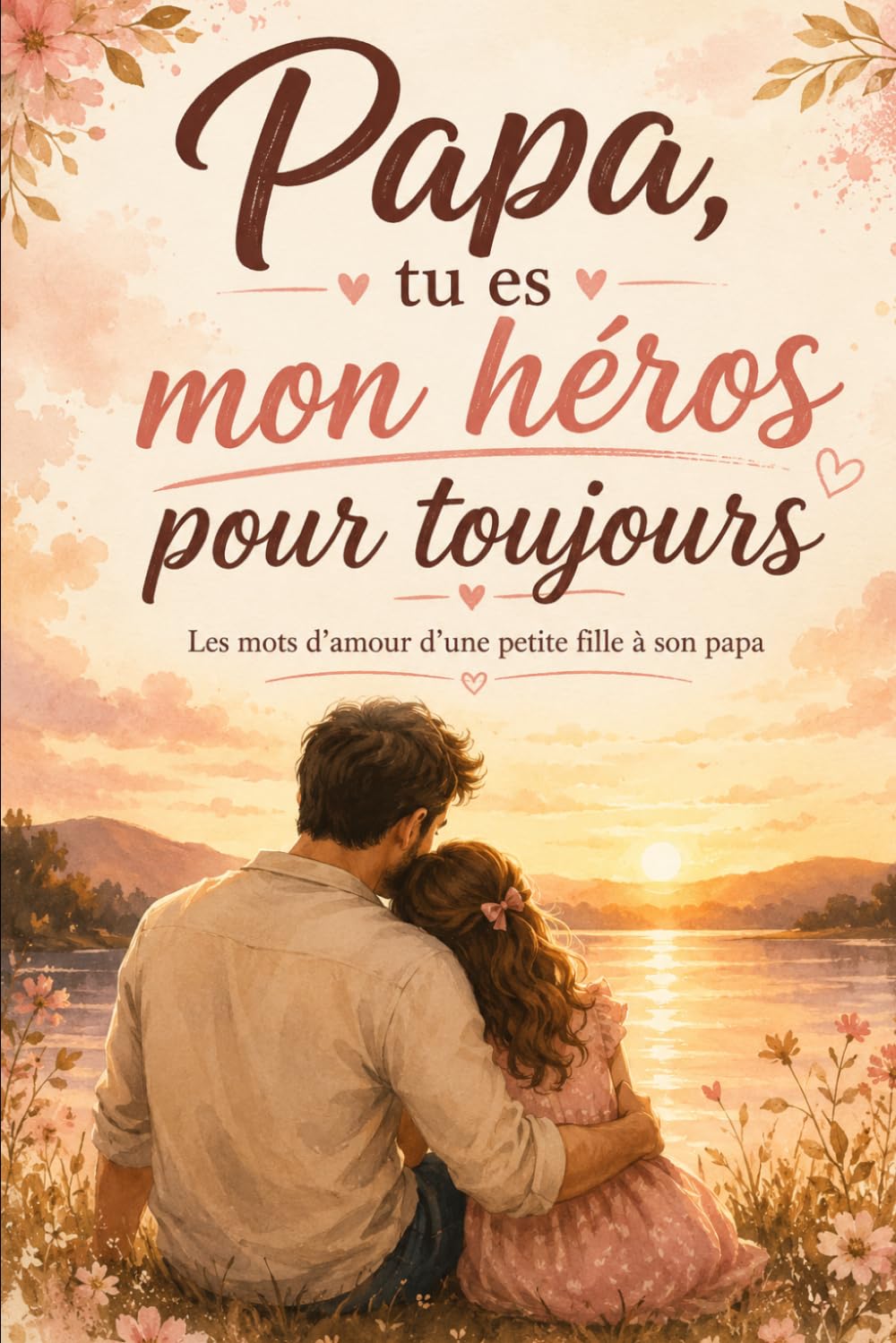 Papa, tu es mon héros pour toujours: Les mots d’amour d’une petite fille à son papa