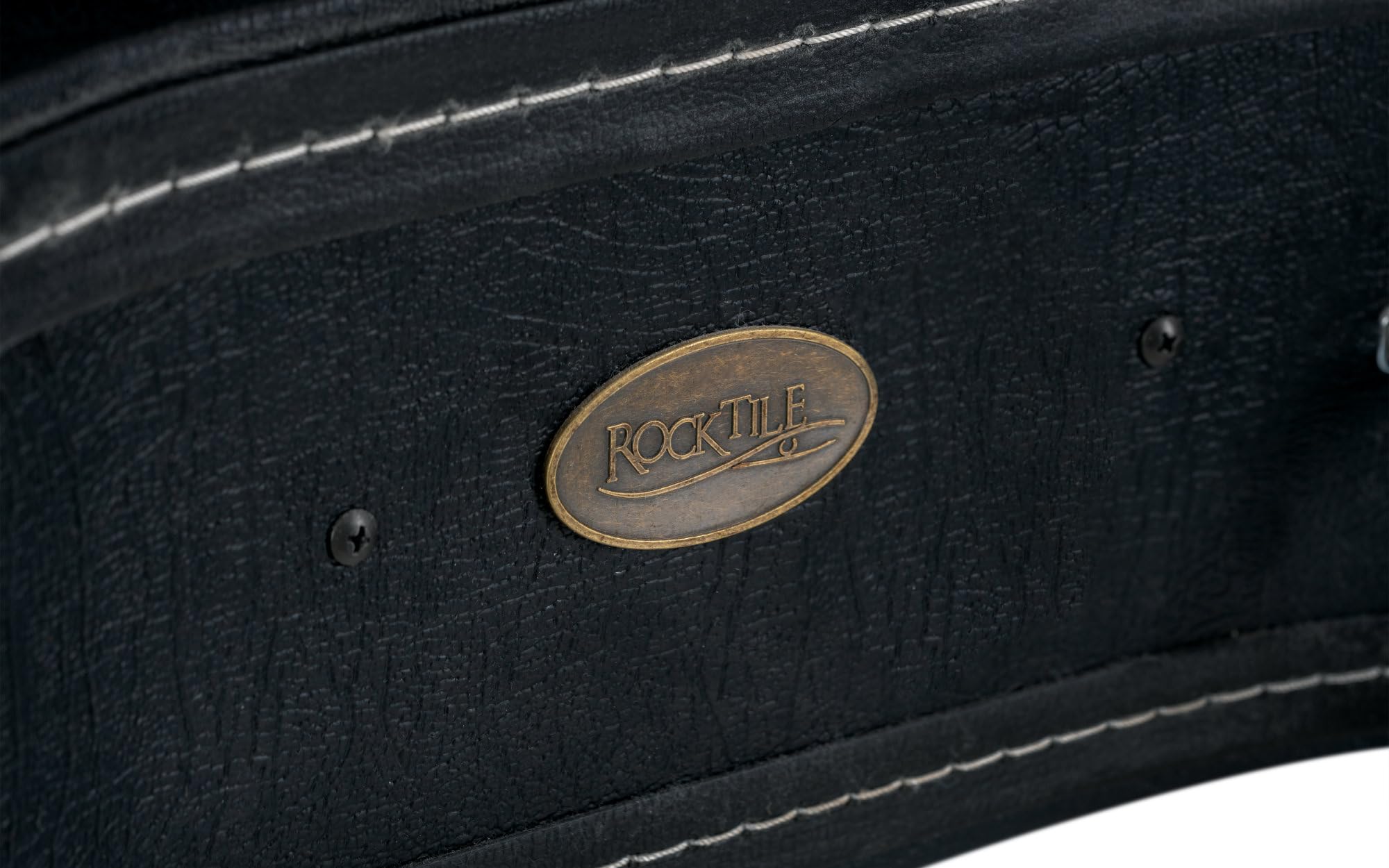 ROCKTILE Custodia 4/4 per Chitarra Western 12 Corde (gigbag imbottito, tasca interna integrata, chiudibile a chiave) Nero