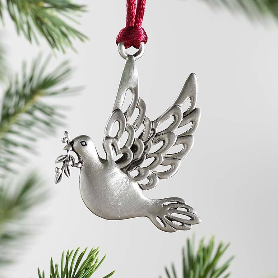 Solid silver christmas decorations Clearance