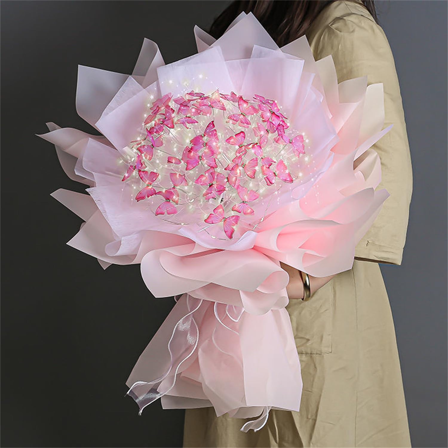 Amazon.com: Aiouclay Butterfly Flower Bouquet,DIY Butterfly 