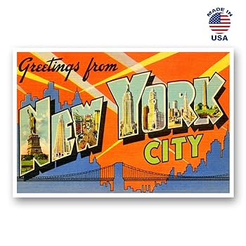 Amazon | GREETINGS FROM ポピュラーなアメリカ観光地からの