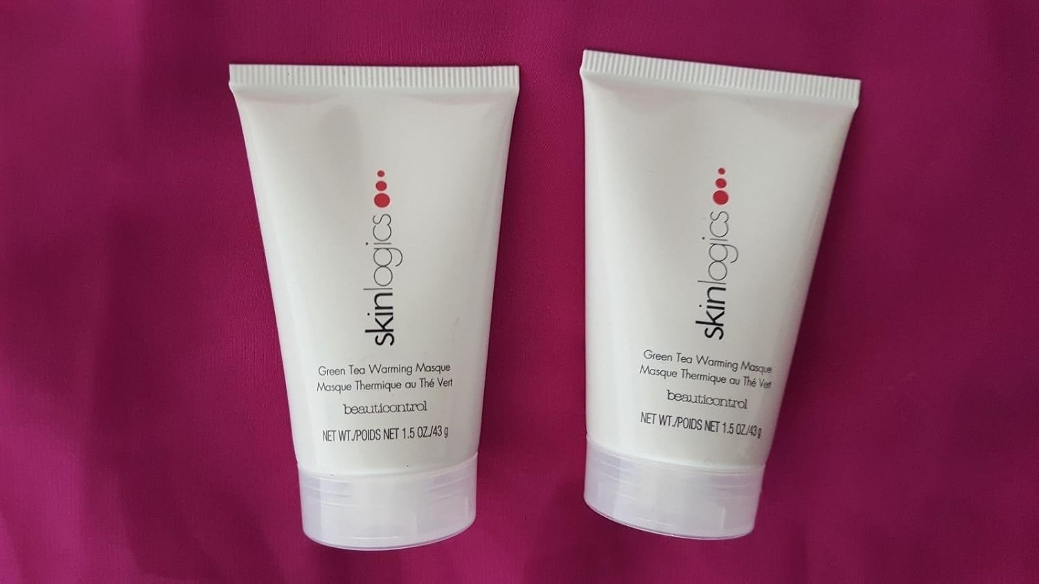 Beauticontrol Skinlogics Green Tea Warming Masque 2 Travel Size 1.5oz Each