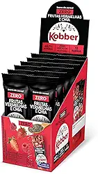 Kobber Barra de Cereal Zero Açúcares Frutas Vermelhas e Chia 18g Cada - Display Com 12 Unidades