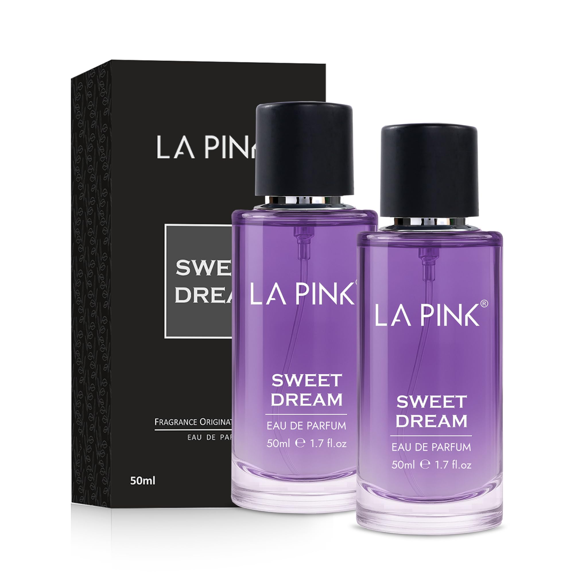 La Pink Sweet Dream Eau de Parfum 50ml (Pack of 2) | Unisex Long Lasting EDP Fragrance from France | Premium Scent for Men & Women-picture-12
