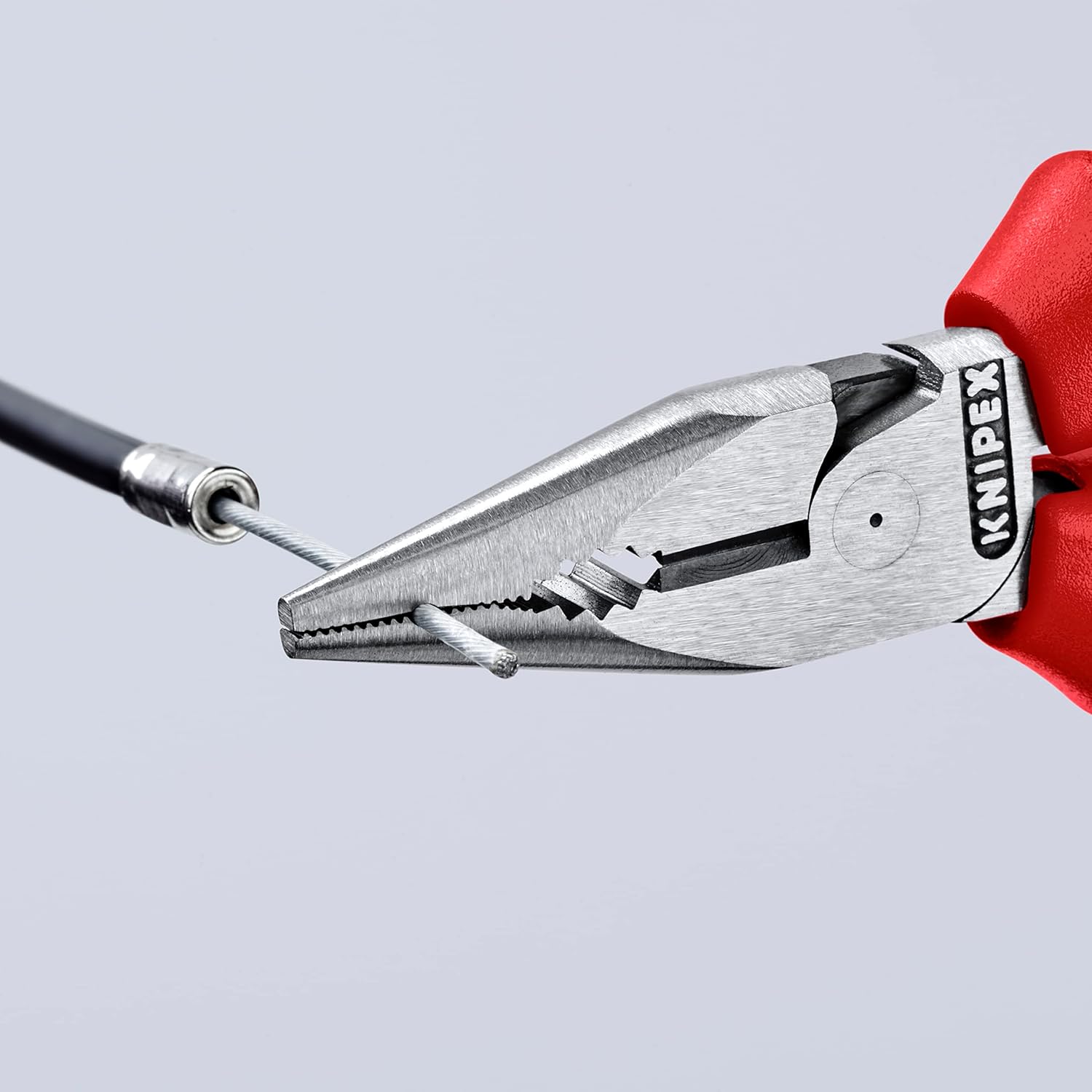 Knipex 08 22 145 T Needle-Nose Combination Pliers 5,71" with tether attachment point