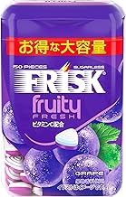 Kracie Frisk Fruity Fresh Bottle, Grape, 4.7 oz (105 g) x 5 Packs
