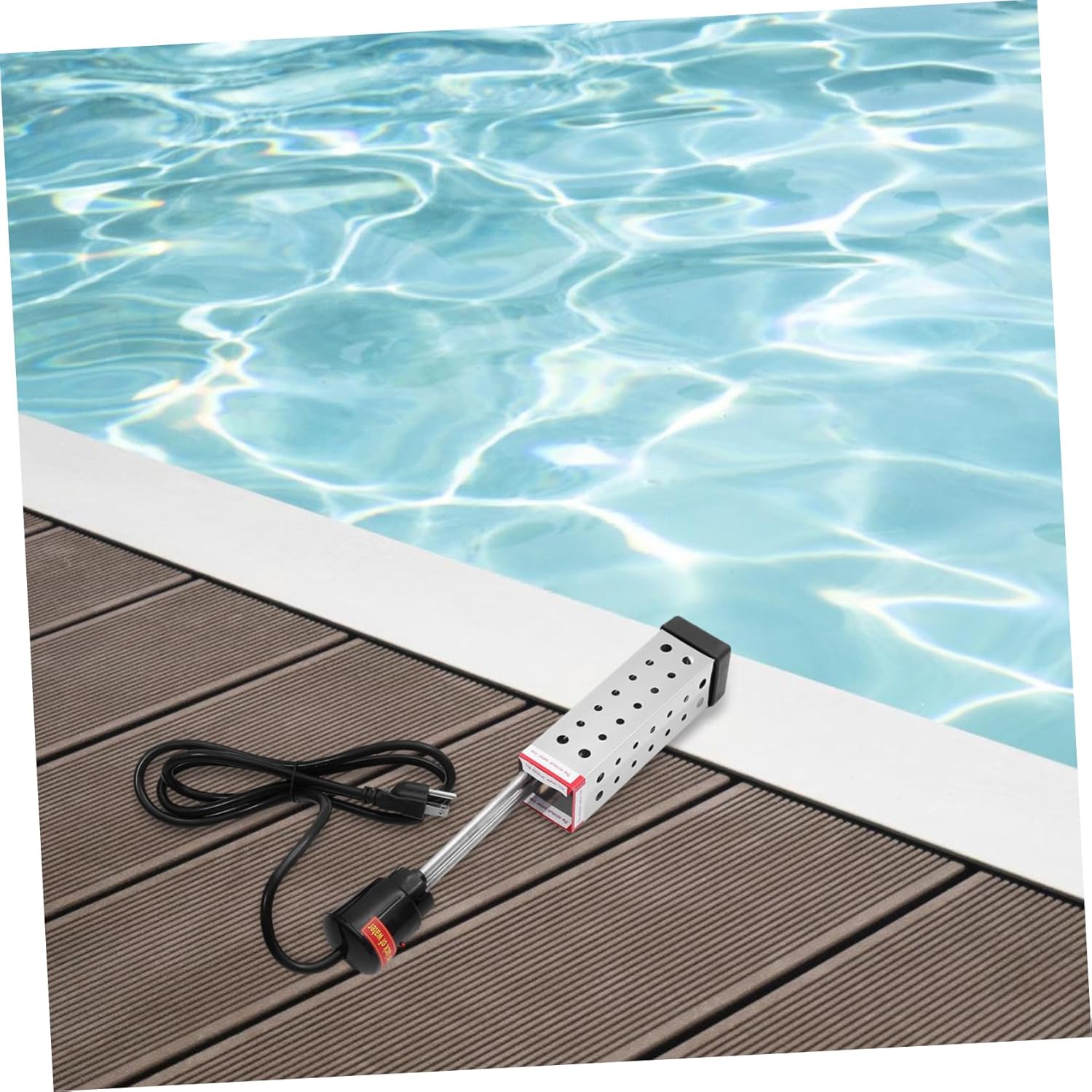 YARNOW 1500w Pool Heater Heating Tube for Inflatable Pools Bathtubs and Buckets Fast Heating for Camping and Winter Use