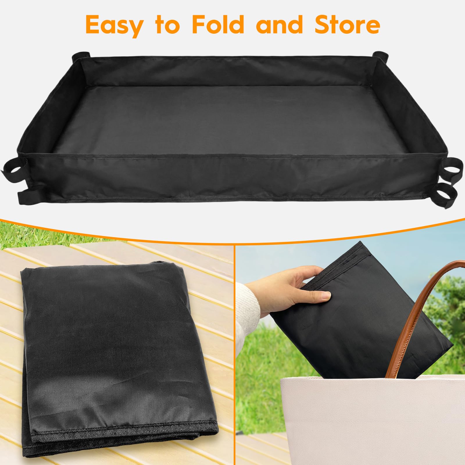 Borsa in rete per tavolo da campeggio pieghevole 74x35x11,5 cm