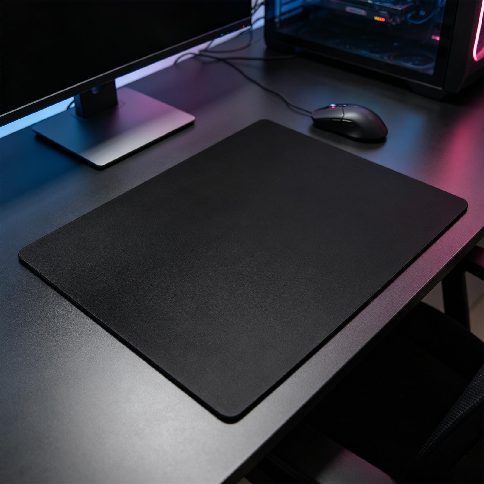Glass Gaming Mouse Pad Antypoślizgowa Wodoodporna Z Uszlachetnioną Powierzchnią dla Precyzyjnego Sterowania Kompatybilna z Komputerem Laptopem Sportem