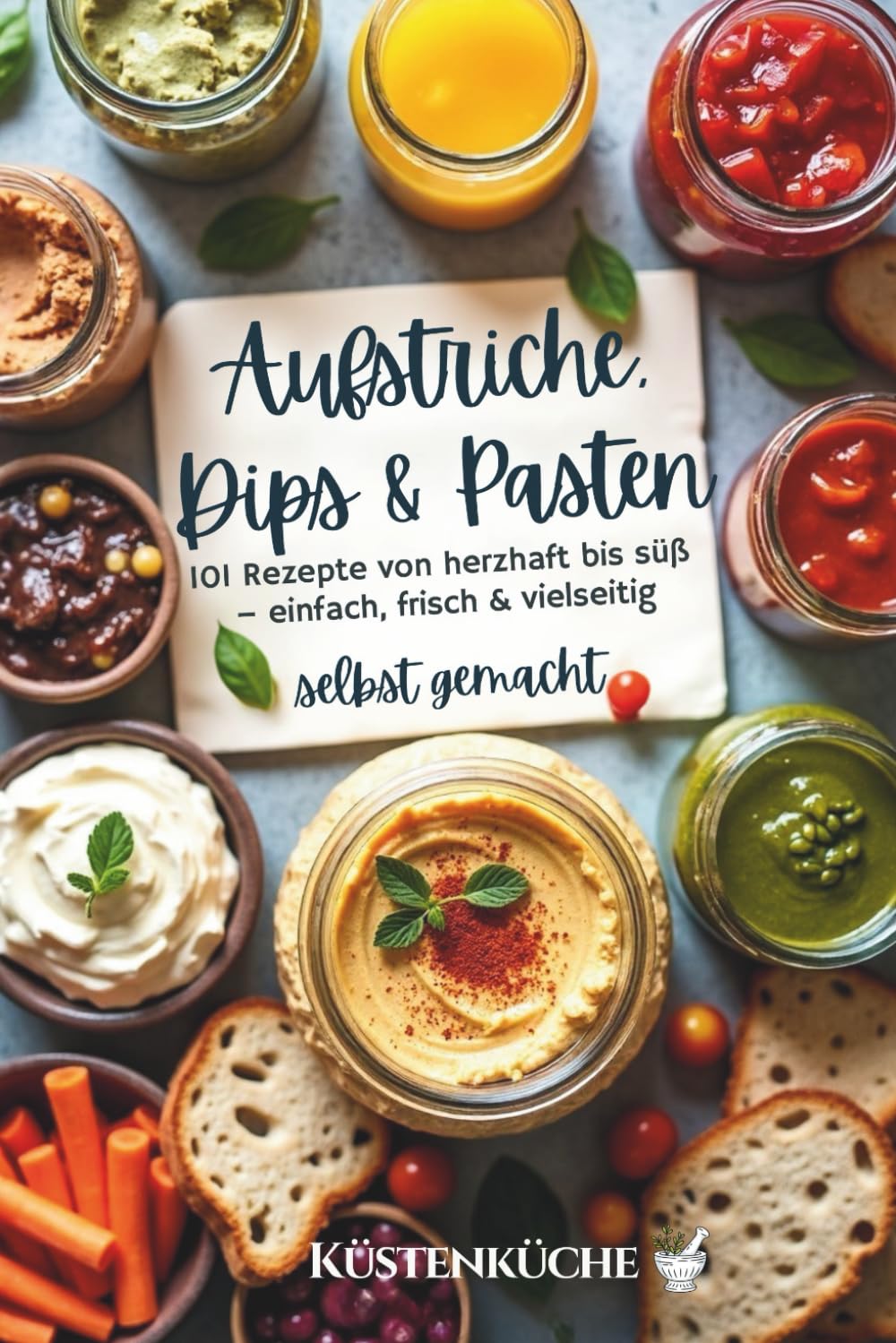 Aufstriche, Dips & Pasten selbst gemacht: 101 Rezepte von herzhaft bis süß – einfach, frisch & vielseitig