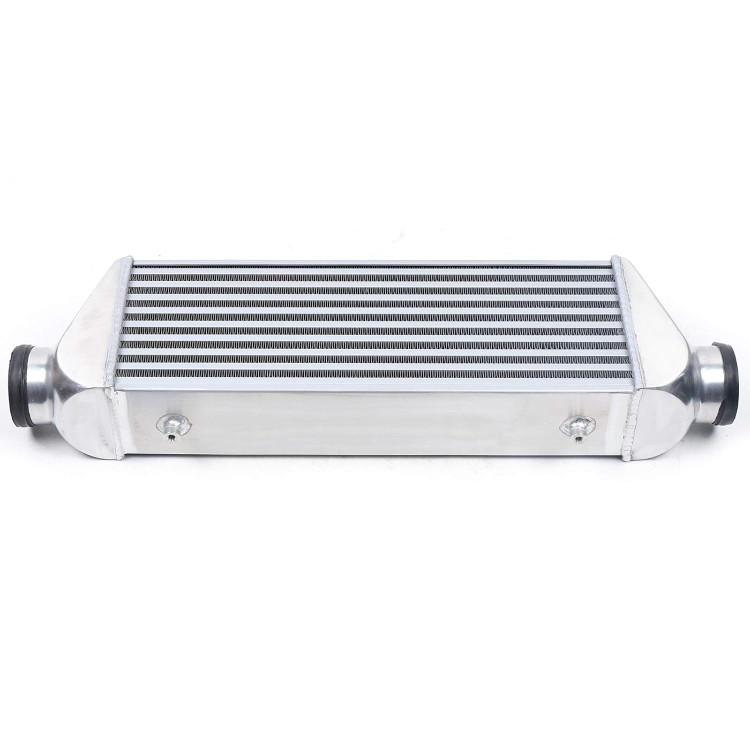 Universal Intercooler, 500HP Aluminum Turbo Intercooler, 3" Inlet & Outlet 5-50 PSI Intercooler Kit, Direct Replacement for Any Turbo Charger System, 3.5" Core Size, Overall Size 27"X7"X4"