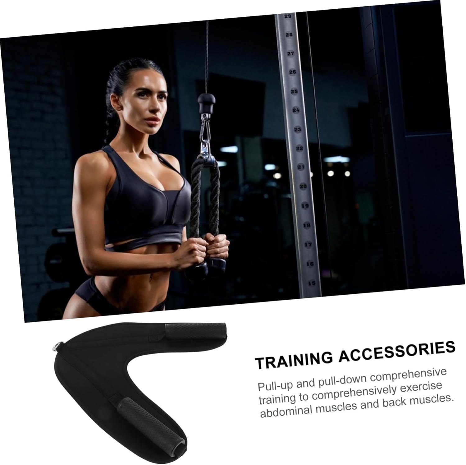 BESPORTBLE Rally Accessories Exercise Band Rachet Straps Back Strap Back Belt Exercise Parts Band Cable Machine