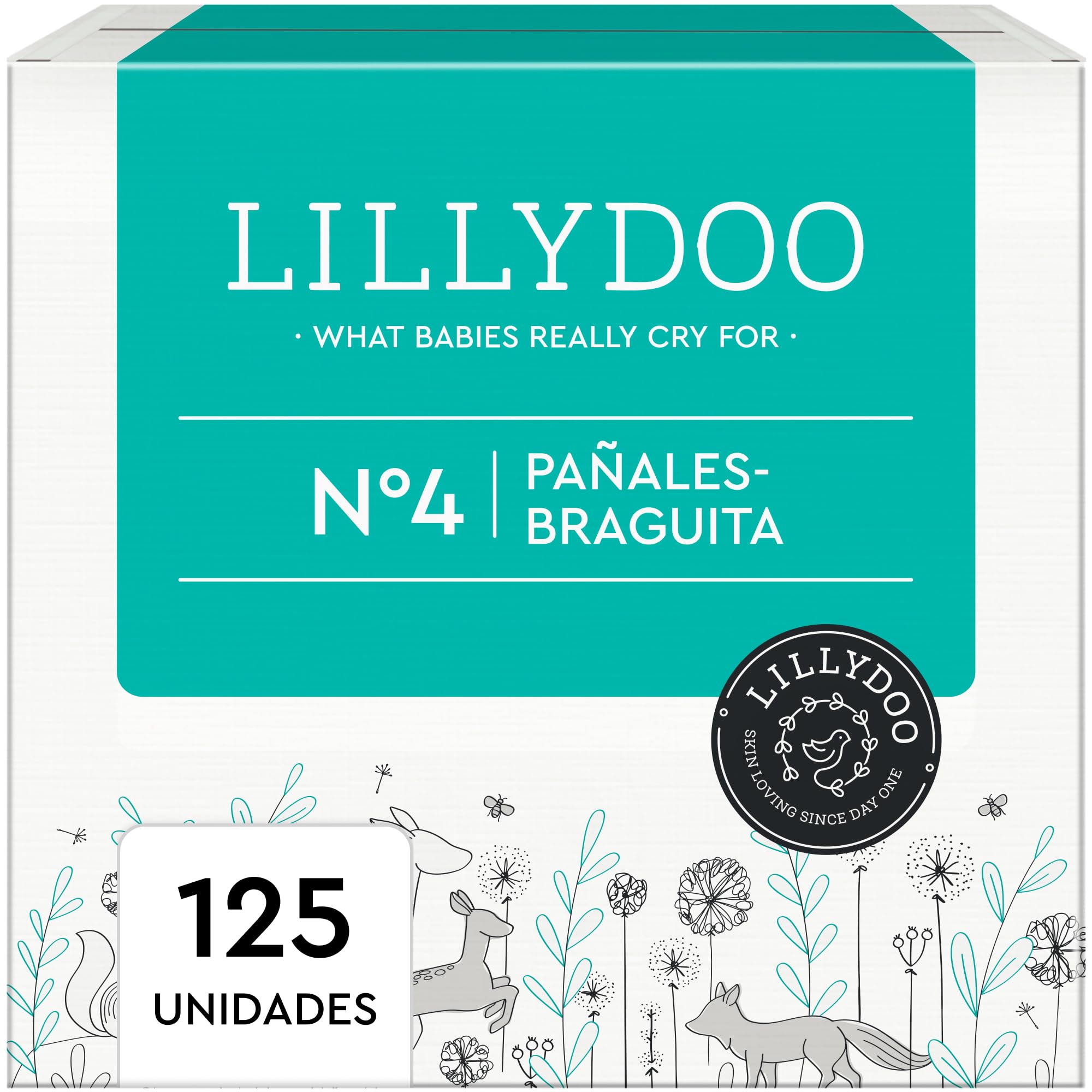 Pañales-braguita LILLYDOO - talla 8 (17+ kg), caja mensual (90 unidades), protección contra fugas, delicados con la piel, suaves, sin perfumes ni lociones, dermatológicamente testados — view 19